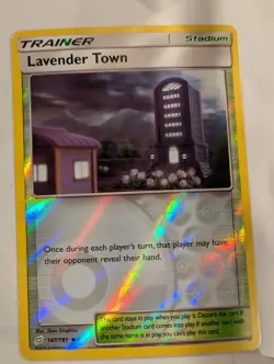 Lavender Town 147/181 - SM-Team Up Pokemon Reverse Holo Foil Nice! - Image 1