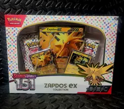 Pokemon TCG: Scarlet & Violet 151 Zapdos EX Collection Sealed - Image 1