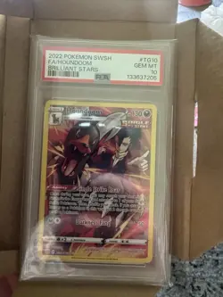 Pokemon Houndoom TG10/TG30 Brilliant Stars Full Art Holo PSA 10 - Image 3