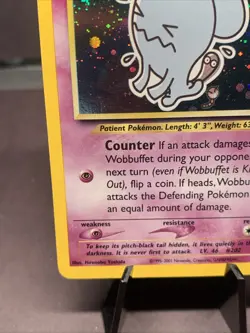 Pokemon TCG Wobbuffet Neo Discovery 16/75 Unlimited Holo Rare WOTC VTG 2001 - Image 5