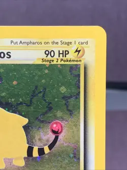 Pokemon TCG Ampharos 1/64 Neo Revelation Holo Rare WOTC VTG 2001 Swirl - Image 4