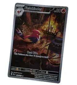 Fletchinder Holo Illustration Rare Pokemon TCG Paldea Evolved 199/193 - Image 1