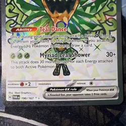 Teal Mask Ogerpon ex 190/167 Twilight Masquerade Full Art Pokemon TCG NM/MINT - Image 4