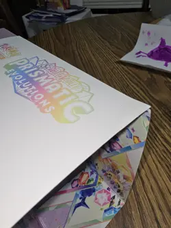 Prismatic Evolutions Pokemon Center Exclusive Elite Trainer Box OPENED IN HAND - Image 3