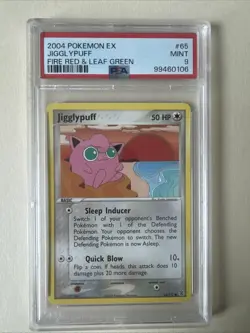 Jigglypuff Pokemon 2004 Fire Red Leaf Green #65 PSA 9 - Image 1