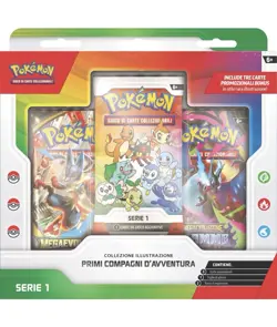Pokemon Collezione Illustrazione Primi Compagni d'Avventura - ITA- PREORDER - Image 1