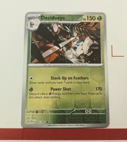 Decidueye Reverse Holo - 005/064 - Shrouded Fable Pokemon 2024 - Image 1
