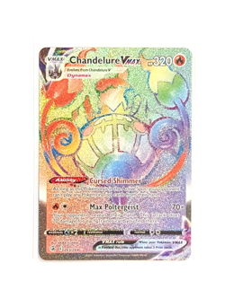Chandelure VMAX 265/264 Secret Rare Rainbow Fusion Strike POKEMON TCG ENGLISH - Image 1