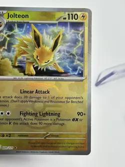 Pokemon TCG Jolteon Prismatic Evolutions 029/131 Master Ball Reverse See Pics (A - Image 4