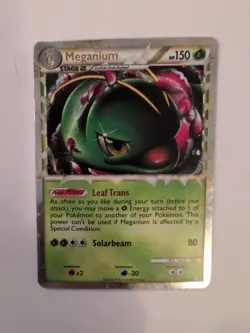 Pokemon Meganium Prime HGSS 08 Promo 109/123 Holo 2010 - Image 1