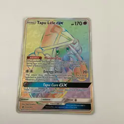 Tapu Lele GX 155/145 Rainbow Secret Rare Guardians Rising - Pokemon TCG - Image 1