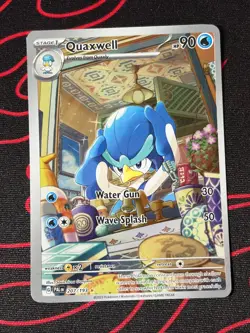 Quaxwell 207/193 Paldea Evolved Illustration Rare Pokemon TCG - Image 1