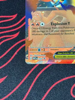 Mega Charizard Y ex 030 Black Star Promo Mega Evolution Pokemon TCG NM Mint - Image 4