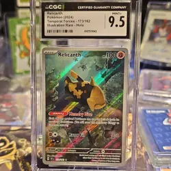 Pokemon Relicanth Illustration Rare Holo CGC 9.5 173/162 Temporal Forces - Image 1