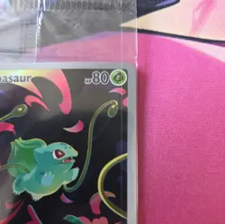 Sealed Bulbasaur 133/132 Mega Evolutions Boxtopper Stamped Promo Enhanced Box - Image 2