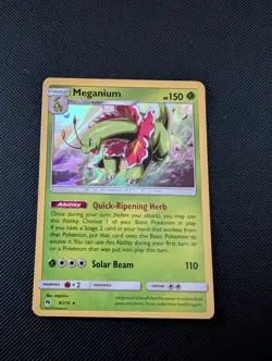 Pokemon TCG Meganium Lost Thunder 8/214 Holo Holo Rare - Image 1