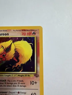 Flareon 3/64 Holo Rare Jungle 1999 Wizards Pokemon Card TCG NM / LP - Image 4