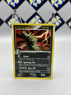 Dark Tyranitar EX Team Rocket Returns Holo Card 019/109 Stamped Pokemon TCG Nm - Image 1