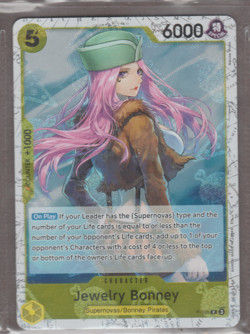 Jewelry Bonney P-085 Pirate Foil Promo One Piece Card Game - Image 1
