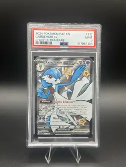 Pokemon Gardevoir ex 217/091 SV: Paldean Fates Shiny Ultra Rare Holo PSA 9 - Image 1