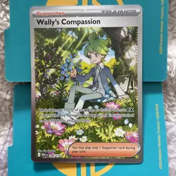 Pokemon TCG Mega Evolution Wally's Compassion 186/132 SIR - Image 1