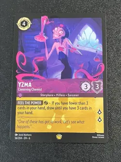 Yzma Conniving Chemist Azurite Sea Regular Card 56/204 NM Condition Legendary - Image 1