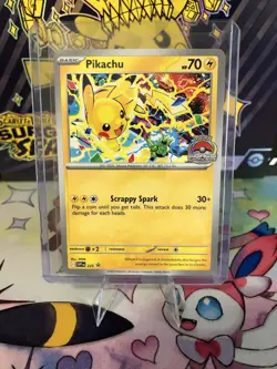 Pikachu 225 2025 World Championships Black Star Promo Card Pokemon TCG - Image 1