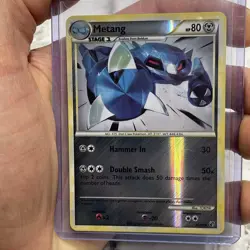 Pokemon TCG Metang 30/90 HGSS Undaunted Reverse Holo Card Pokemon Uncommon NM - Image 1