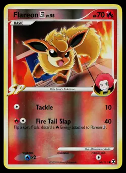 Pokemon Card - Flareon E4 Rising Rivals 60/111 Reverse Holo - Image 1