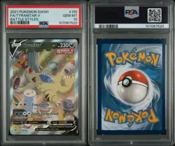 Pokemon TCG Battle Styles PSA 10 Tyranitar V 155/163 Full Art Card - Image 3