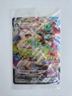 Snorlax VMAX JUMBO Card 142/202 Stamped Gamestop Promo Pokemon Sword & Shield - Image 1