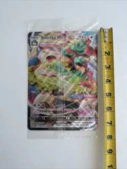 Snorlax VMAX JUMBO Card 142/202 Stamped Gamestop Promo Pokemon Sword & Shield - Image 4