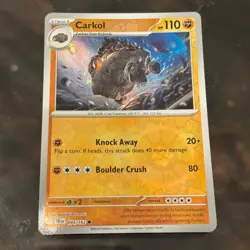 Carkol 094/162 Pokemon Card Pokemon TCG Holo - Image 1