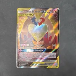 Pokemon Latias & Latios GX TAG TEAM Ultra Rare Full Art Holo Card 105/095 - Image 1
