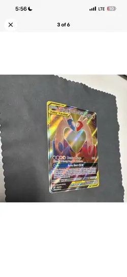 Pokemon Latias & Latios GX TAG TEAM Ultra Rare Full Art Holo Card 105/095 - Image 2