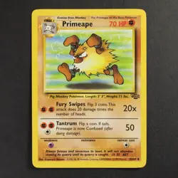 Primeape 43/64 Jungle Pokemon TCG P-LP Great Condition - Image 1