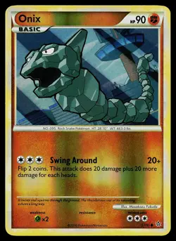 Pokemon Card - Onix Unleashed 57/95 Reverse Holo - Image 1
