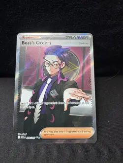 Pokemon Boss's Orders Trainer-Supporter Full Art Holo Rare Ascended Heroes🔥 - Image 1