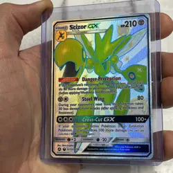 Pokemon Scizor GX SV72/SV94 Hidden Fates: Shiny Vault Holo LP/NM Pokemon Card - Image 2