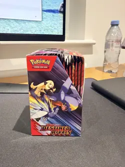 Pokemon TCG Destined Rivals Half Booster Box Unsealed Box, Factory Sealed Packs - Image 2