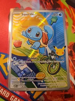 Pokemon TCG First Partner Squirtle Illustration Promo #39 MEP 2026 - Image 1