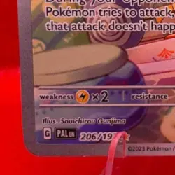 2023 Pokemon Scarlet & Violet Paldea Evolved Quaxly #206/193 Illustration Rare - Image 4