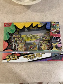 Pokemon Mega Evolution Ascended Heros Premium Poster Collection Mega Lucario NEW - Image 1