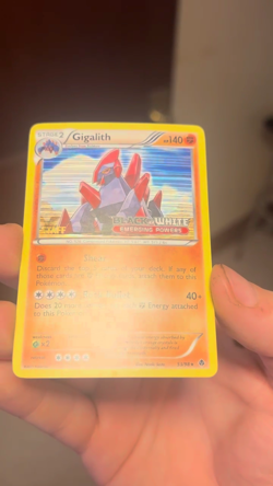 Pokemon Gigalith 53/98 Emerging Powers Prerelease STAFF Promo Holofoil LP - Image 2