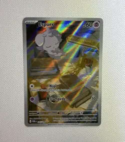 Pokemon TCG Espurr Illustration Rare #095/088 Psychic POK 2026 Perfect Order - Image 1