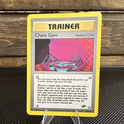 Pokemon Chaos Gym Gym Challenge Rare 102/132 Trainer 2000 English Regular - Image 1