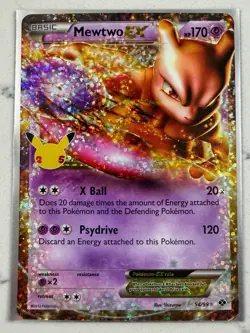 Mewtwo EX 54/99 Celebrations: Classic Collection Pokemon NM Holo - Image 1