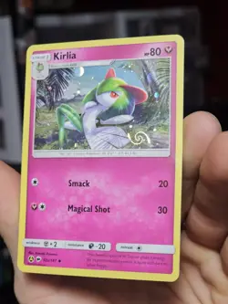 Pokemon TCG Kirlia 92a/147 Cosmos Holo Rare HD Swirl Lightly Played - Image 1
