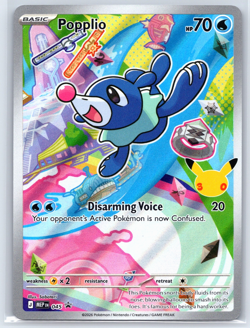 Popplio - 045 045 ME: Mega Evolution Promo NM Pokemon Promo - Image 1