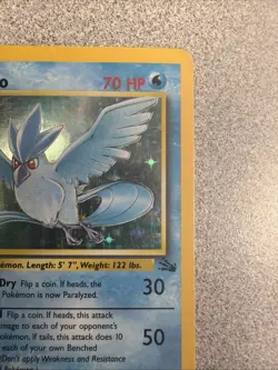 1999 Pokemon Articuno 2/62 Holo - Image 3